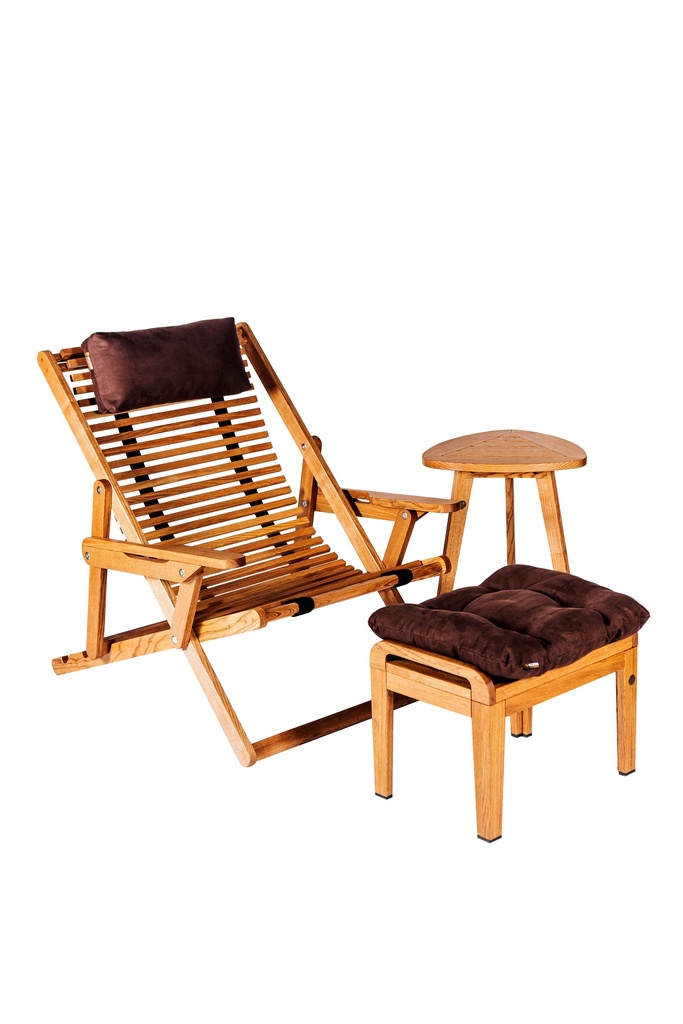 Комплект кресло шезлонг WOOD "Chalet chair"